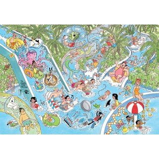 Load image into Gallery viewer, Jumbo puzzel jan van haasteren junior waterglijbaan puzzel jan van haasteren junior waterglijbaan gekt | 2 stuks
