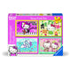 Ravensburger puzzel hello kitty 4 in 1 100 stukjes | 2 stuks
