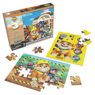 Load image into Gallery viewer, Rubble crew houten puzzel in houten box 3x24 st | 2 stuks
