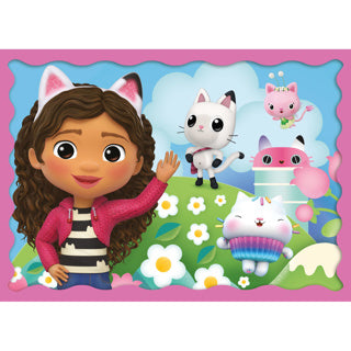 Trefl puzzel gabby's dollhouse 4 in 1 | 2 stuks