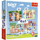 Trefl puzzel 4 in 1 bluey 12+15+20+24 stukjes | 2 stuks