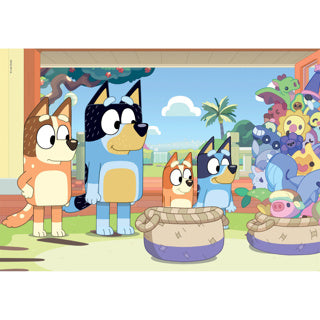 Load image into Gallery viewer, Clementoni puzzel 2x20pcs bluey
