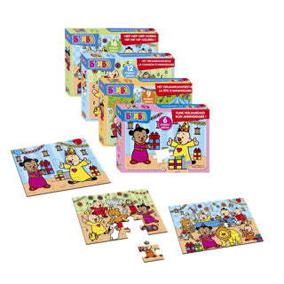 Load image into Gallery viewer, Bumba puzzel 6 stuks fijne verjaardag | 2 stuks

