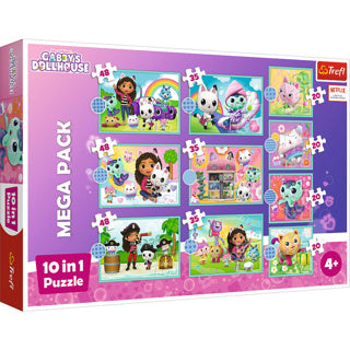 Load image into Gallery viewer, Puzzel 10 in 1 gabby's poppenhuis
