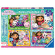 Puzzel gabby's dollhouse 4 x 42 stukjes