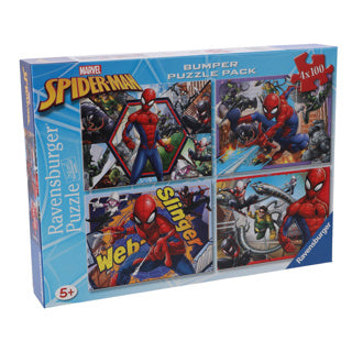 Load image into Gallery viewer, Puzzel spiderman 4 in 1 100 stukjes | 2 stuks
