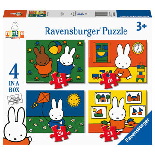 Afbeelding laden in galerijviewer, Ravensburger puzzel nijntje 12+16+20+24 stukjes
