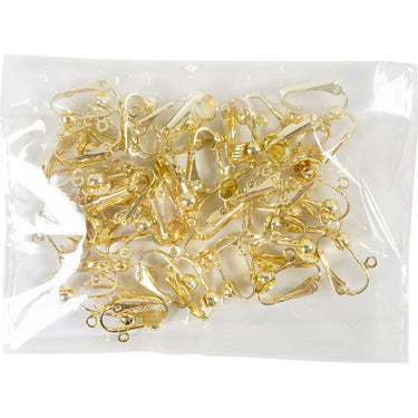 Http: www.cchobby.nl clip-on-oorbellen-afm-16-5x1-5x1-6-mm-goudkleurig-40-stuk-1-doos