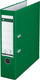 Leitz ordner 1010 plastic breedte 8cm groen insteeketiket grijpgat