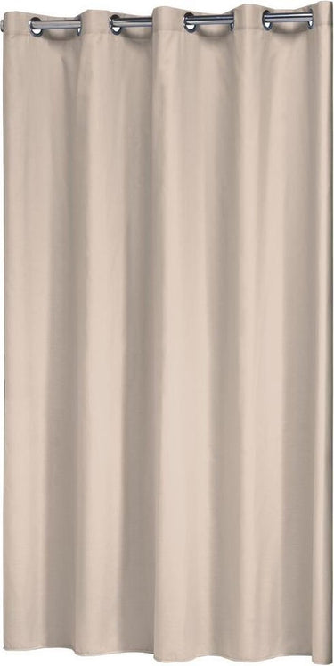 Sealskin coloris douchegordijn 180x200 cm - polyester katoen - beige