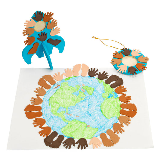 Colorations - colours like me handen en voeten foamstickers, 200st.