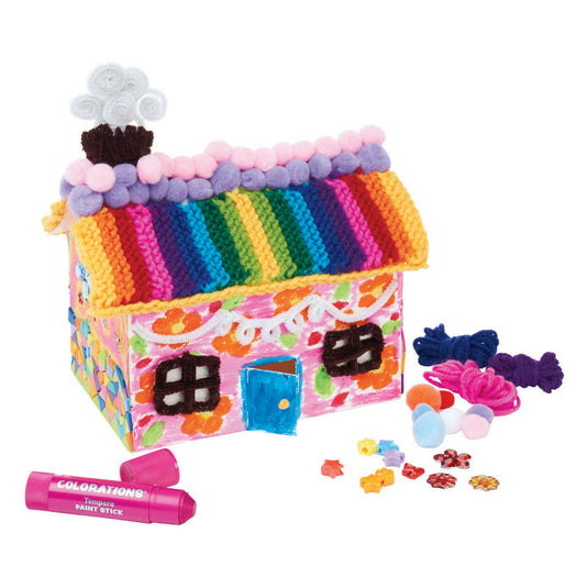 Colorations 3d papieren vouw huizen, set van 20