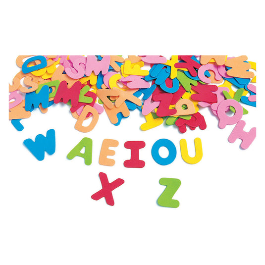 Colorations - alfabet letters foam, 150st.