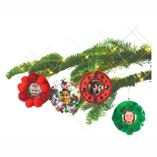 Colorations versier je eigen houten fotolijst hanger, set van 12 stuks