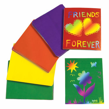 Colorations - kleur kraskaart met design, 100st.