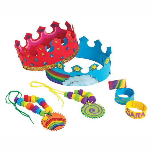 Colorations - maak en versier je eigen foam sieraden megapakket, 72 projecten