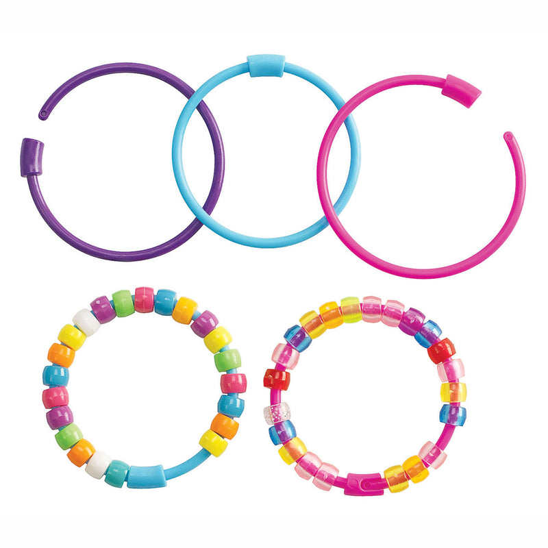 Load image into Gallery viewer, Colorations - rijgkralen armbanden met sluiting, set van 24
