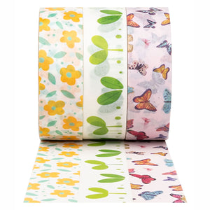 Colorations - washi tape lente 3 rollen, 5mtr.