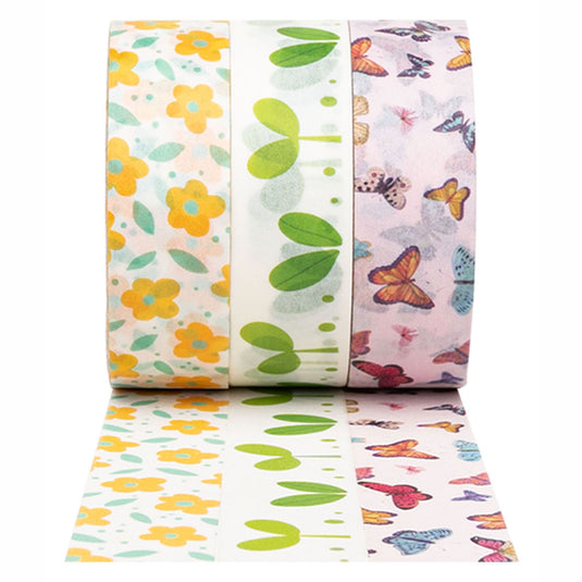 Colorations - washi tape lente 3 rollen, 5mtr.