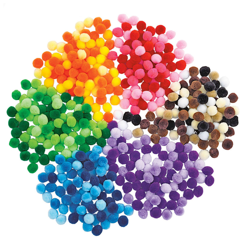 Load image into Gallery viewer, Colorations - pompomps 6 kleuren, 1500st.
