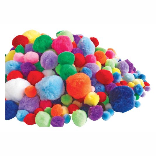Colorations - zak pompoms 450 gram, 1200st.
