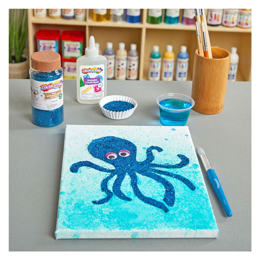 Colorations - biologische afbreekbare glitter - blauw, 113 gram