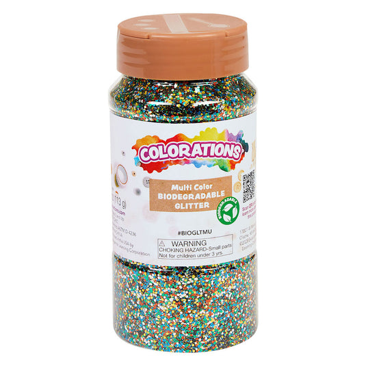 Colorations - biologische afbreekbare glitter - multi, 113 gram