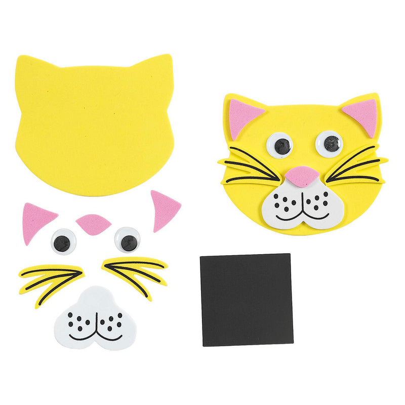 Load image into Gallery viewer, Colorations - foam dierengezichten maken knutselset, 36dlg.
