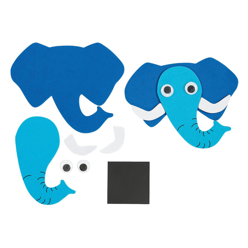 Load image into Gallery viewer, Colorations - foam dierengezichten maken knutselset, 36dlg.
