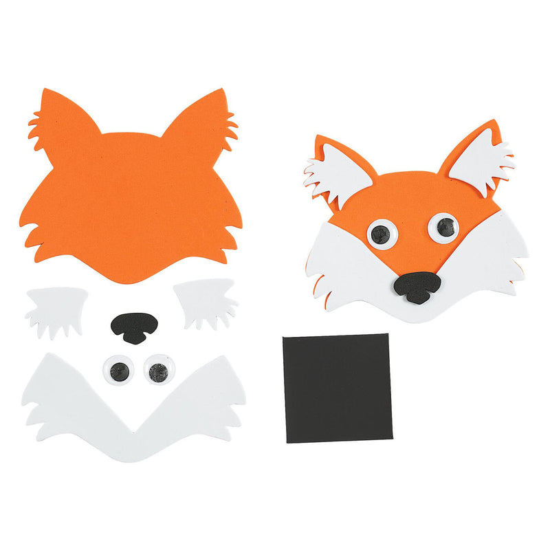 Load image into Gallery viewer, Colorations - foam dierengezichten maken knutselset, 36dlg.
