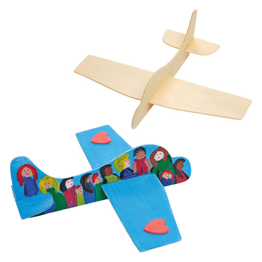 Colorations - houten modelvliegtuigen maken, set van 12