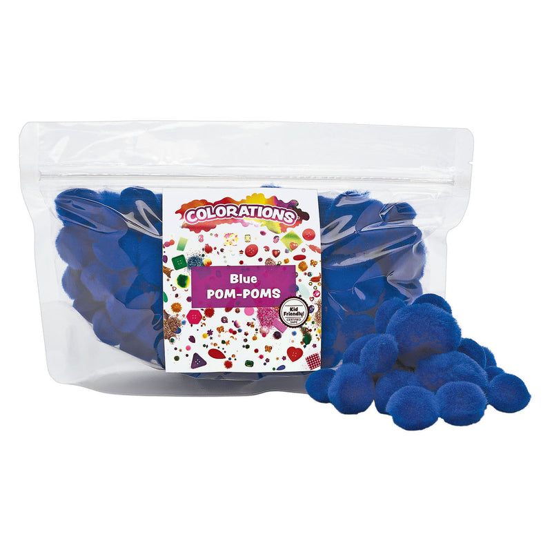 Load image into Gallery viewer, Colorations - pom pomps blauw, 100st.
