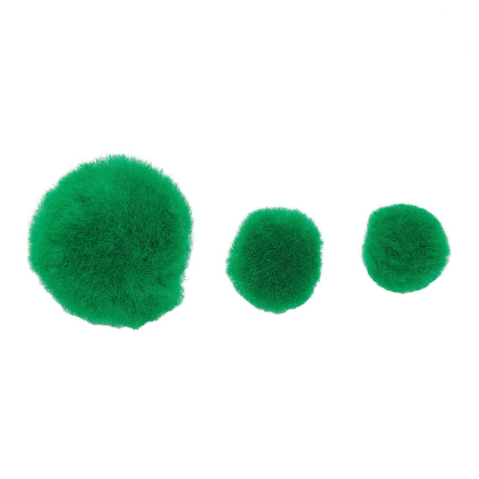 Colorations - pom poms groen, 100st.