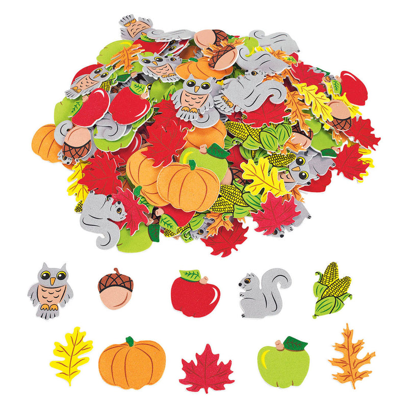 Load image into Gallery viewer, Colorations Zelfklevende Foamstickers Herfst, 300st.
