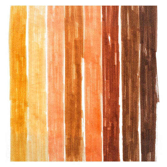 Colorations - chubby viltstiften huidtinten, 8st.