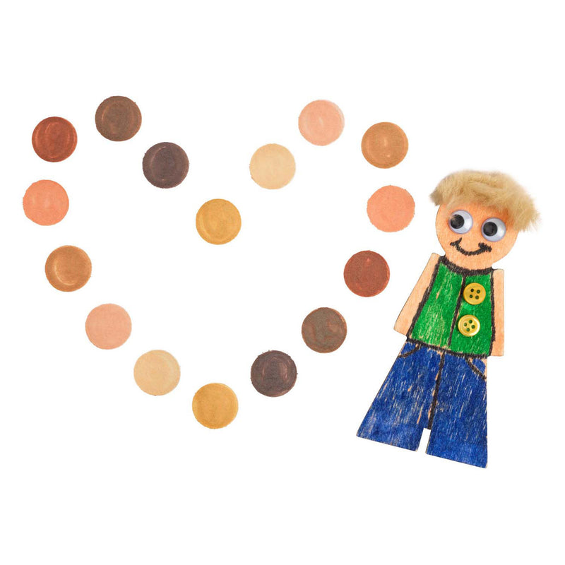 Load image into Gallery viewer, Colorations - chubby viltstiften huidtinten, 8st.
