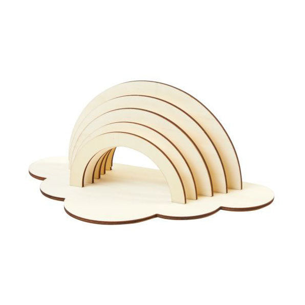 Load image into Gallery viewer, Colorations - maak en versier je eigen houten regenboog, set van 6
