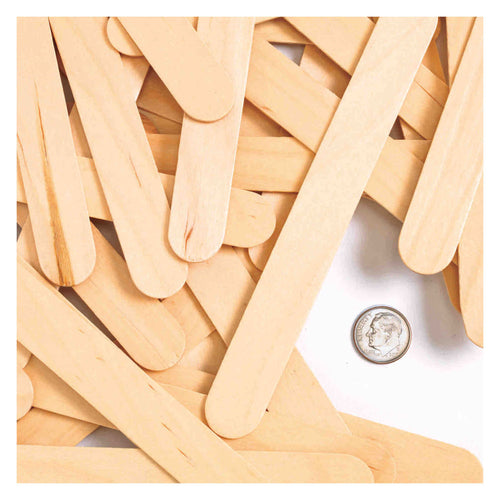 Colorations - grote houten knutselstokjes, set van 100