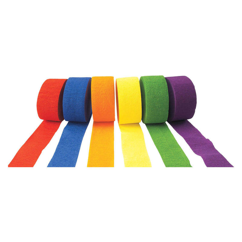 Load image into Gallery viewer, Colorations - crepepapier slingers set 1, set van 6
