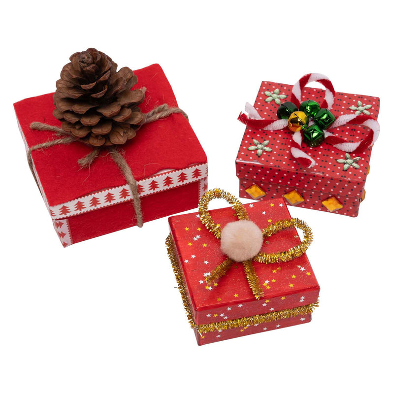 Load image into Gallery viewer, Colorations - papier-mache dozen vierkant, 3st.
