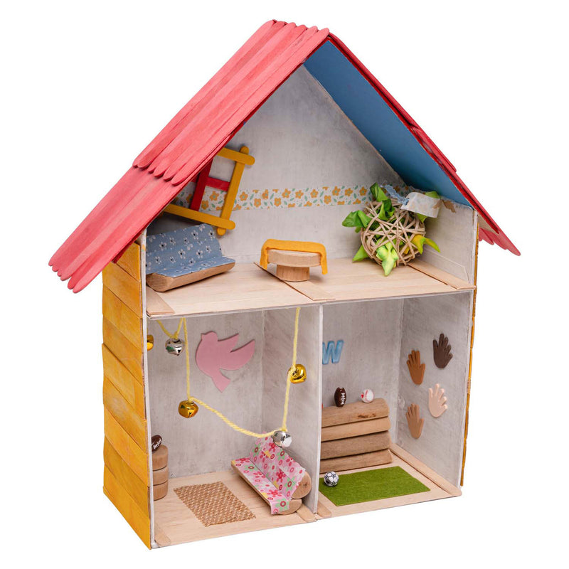 Load image into Gallery viewer, Colorations - papier-mache poppenhuis
