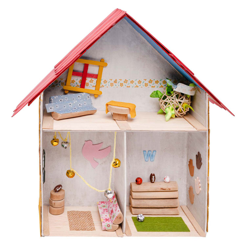 Load image into Gallery viewer, Colorations - papier-mache poppenhuis
