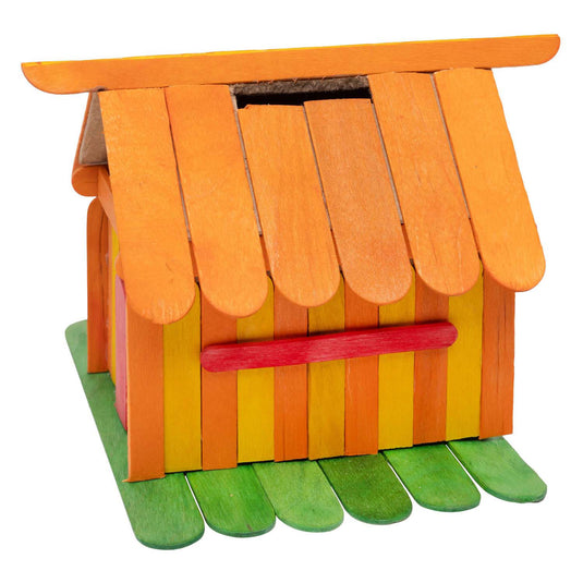 Colorations - huisvormige spaarpotten, 3st.