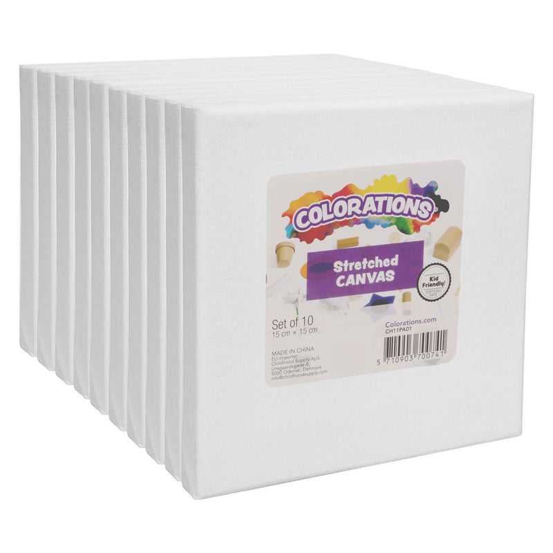 Load image into Gallery viewer, Colorations - gespannen canvas 10 x 10 cm, 10st.
