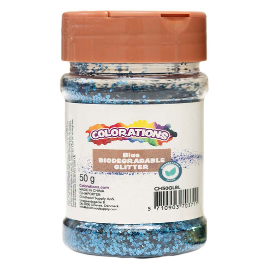 Colorations - biologisch afbreekbare glitter blauw - 50g