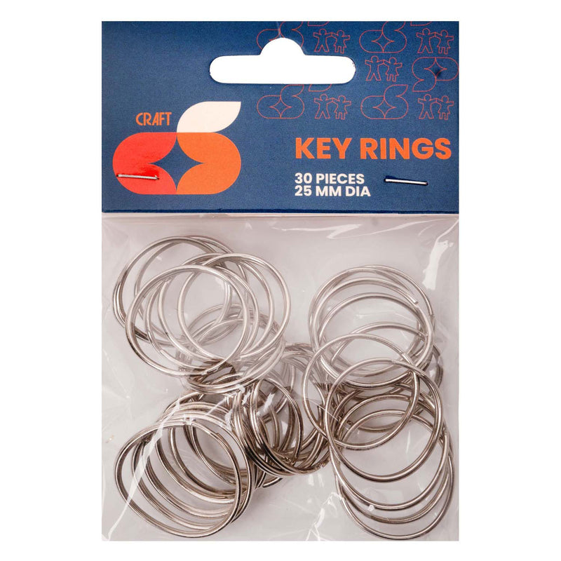 Load image into Gallery viewer, Colorations - sleutelhangers 25 mm, 30st.
