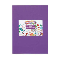 Colorations - foam vellen paars, 10st. - 31 x 24 x 5 cm