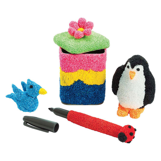 Colorations - gekleurde foam klei, 12st.