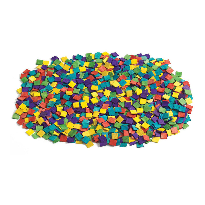 Load image into Gallery viewer, Colorations - houten mozaïek vierkantjes, 1000st.
