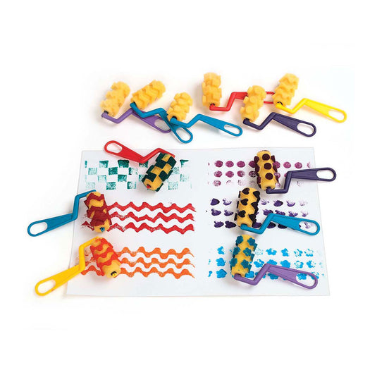 Colorations - foamrollers - verfpatronen, 12dlg.